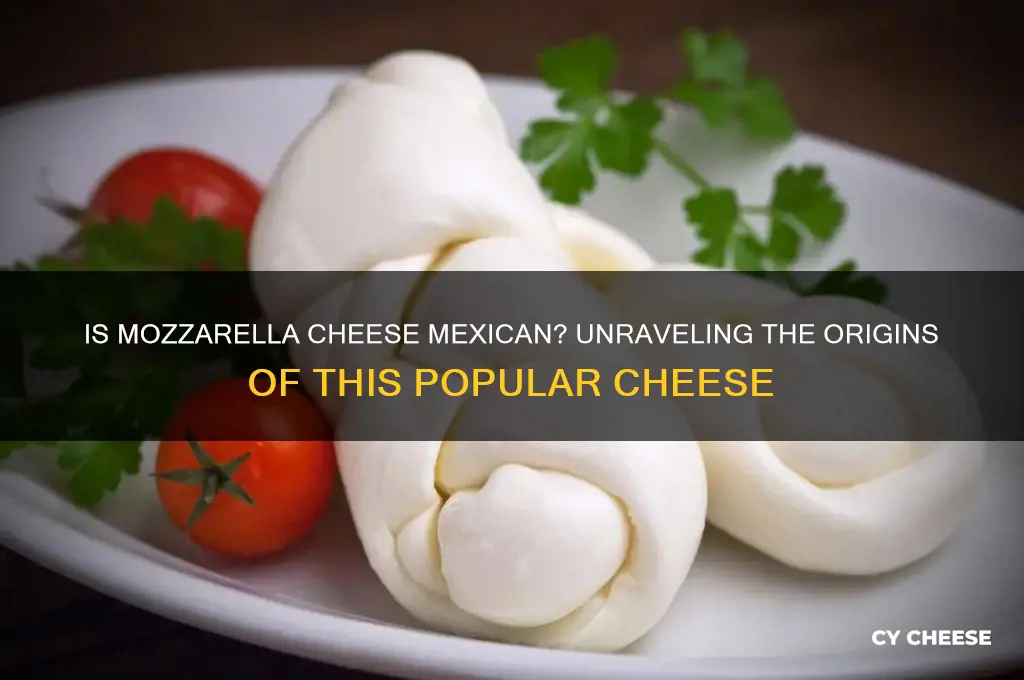 is mozerella cheese mexican