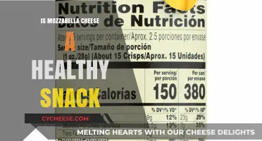 Mozzarella Cheese: Healthy Snack or Unhealthy Indulgence?