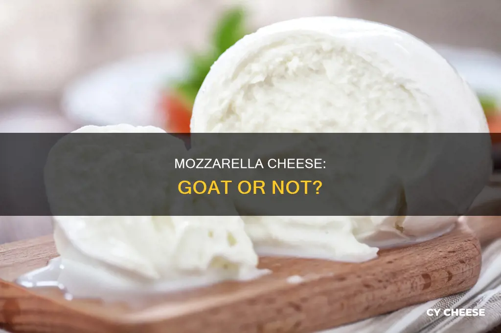 is mozzarella cheese goat cheese