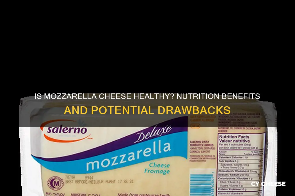 is mozzarella cheese good for you