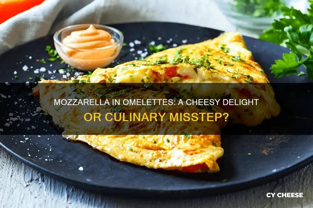is mozzarella cheese good in an omelette