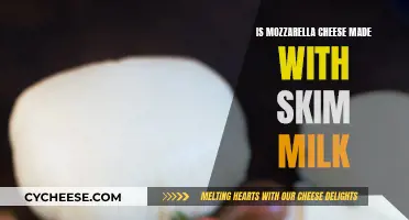 Mozzarella Cheese: Skim Milk's Stretchy Transformation
