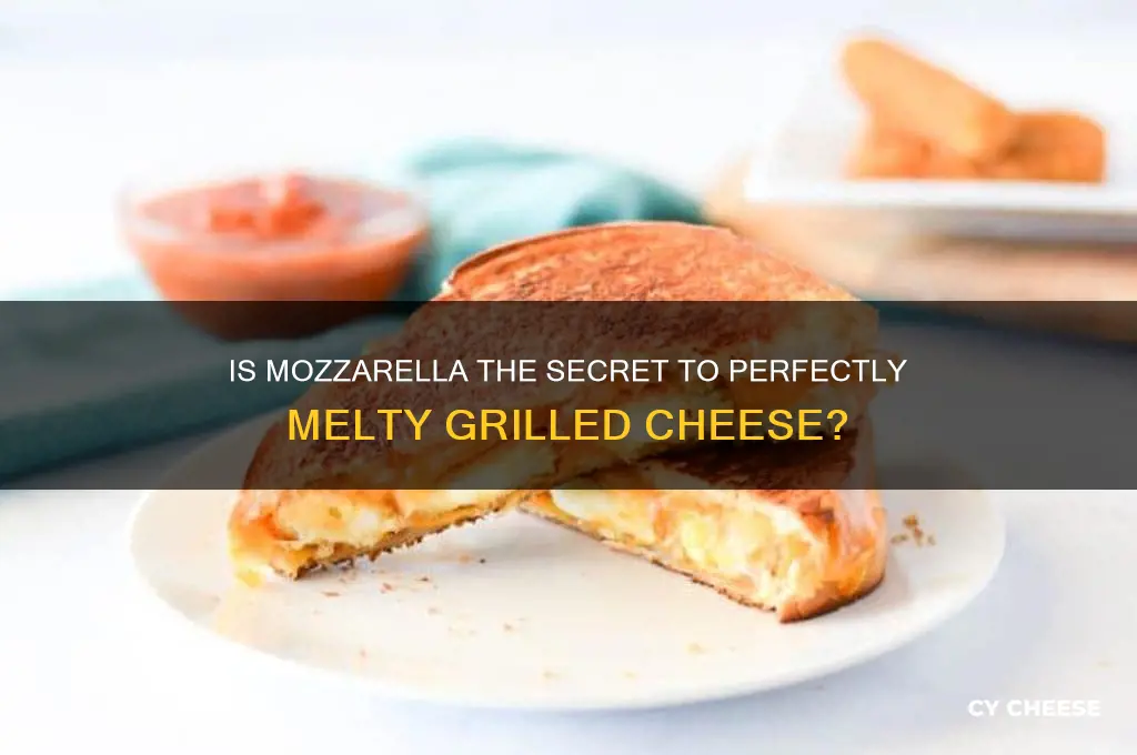 is mozzarella good for grilled cheese