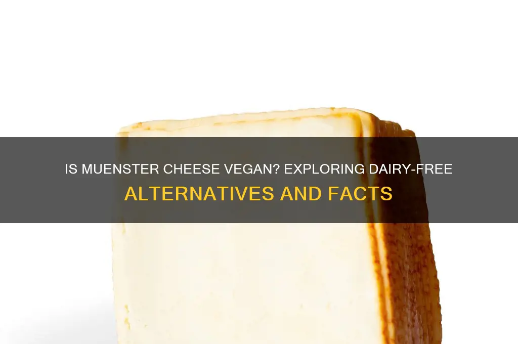 is muenster cheese vegan