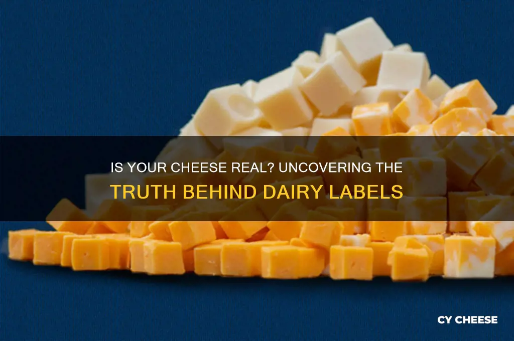 is my cheese real