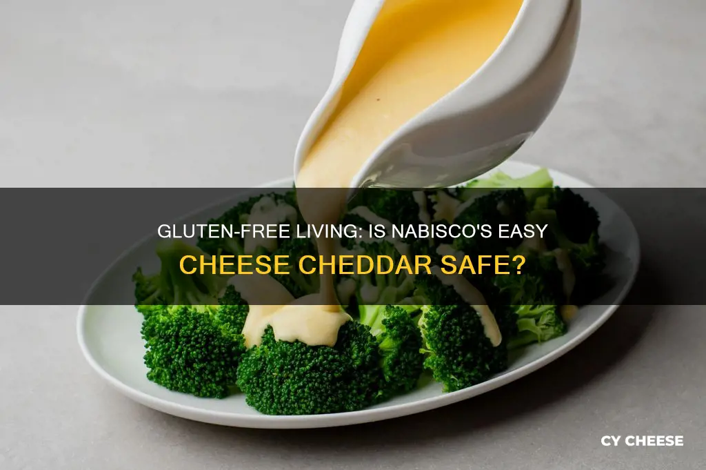 is nabisco easy cheese cheddar gluten free