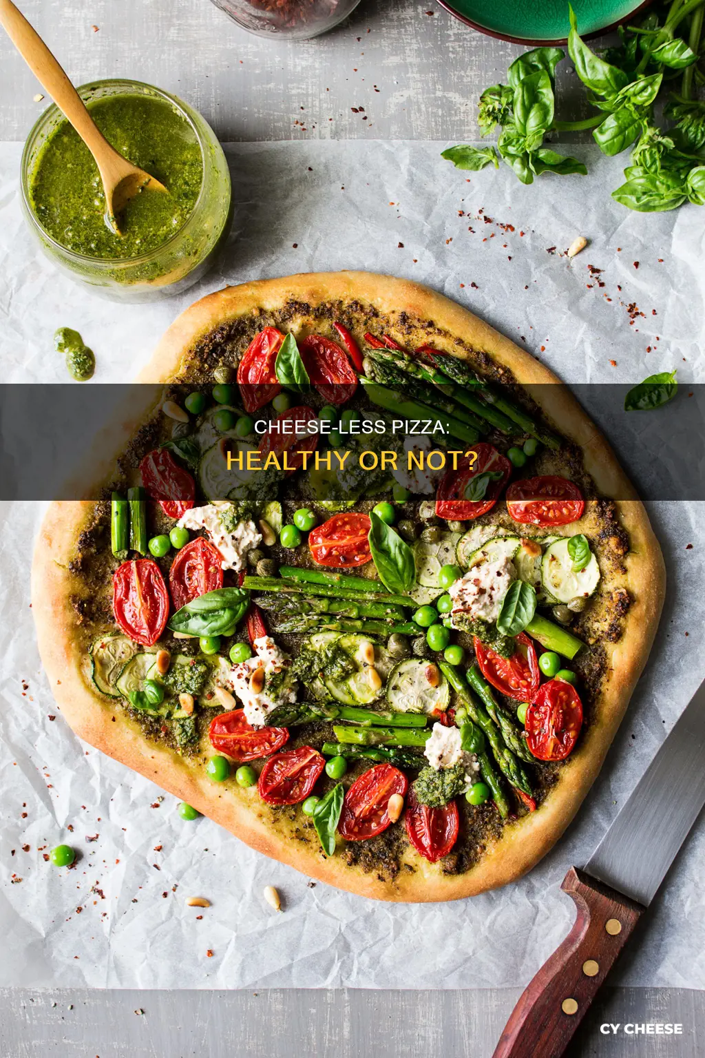 is no cheese pizza healthy
