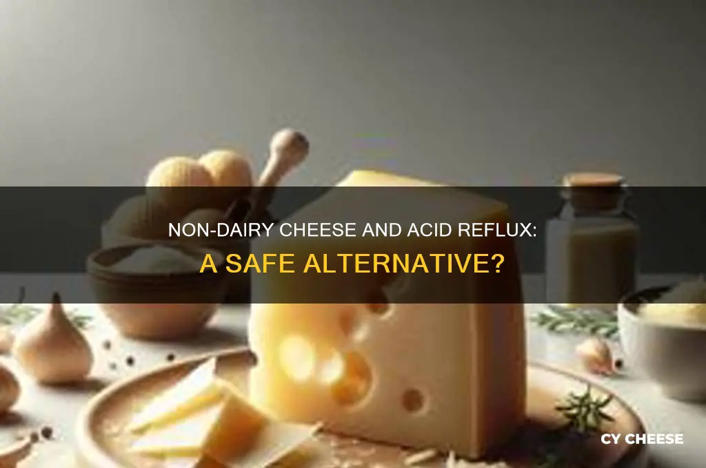 is non dairy cheese ok for acid reflux