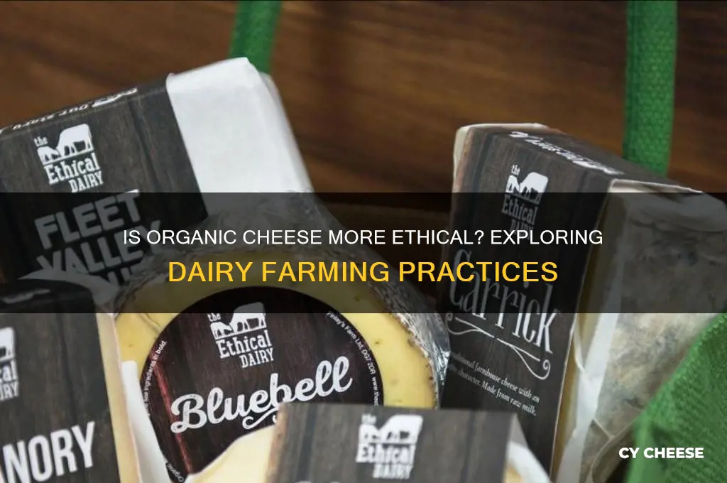 is organic cheese more ethical