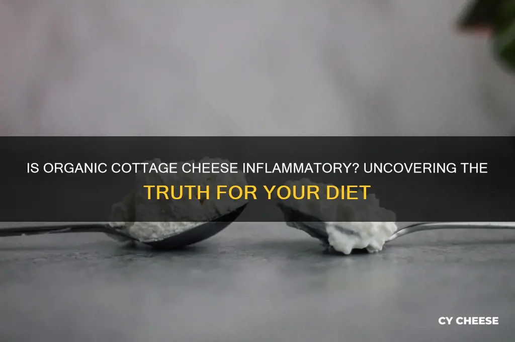 is organic cottage cheese inflammatory