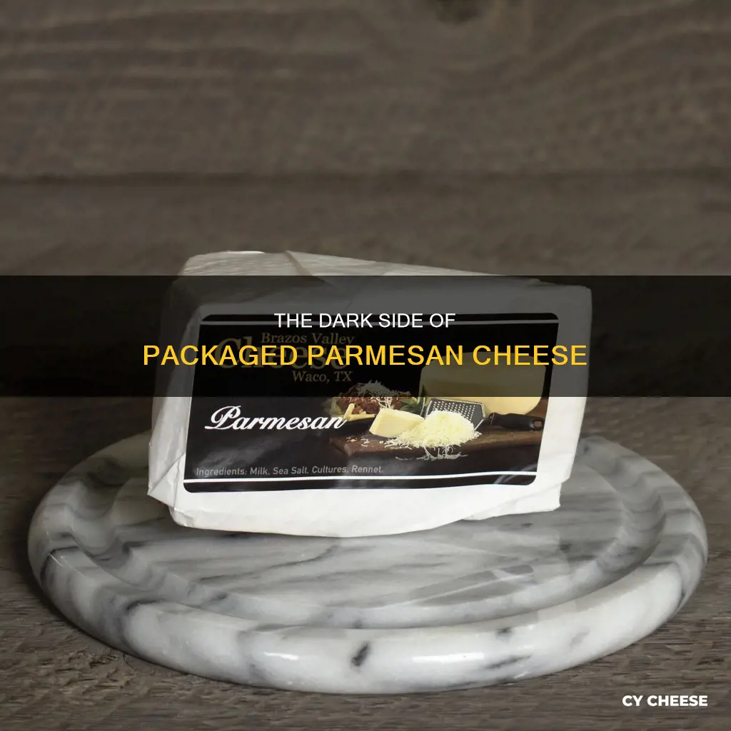 is packaged parmeasean cheese bad