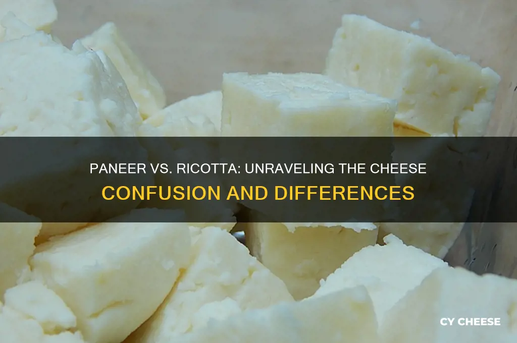 is paneer ricotta cheese