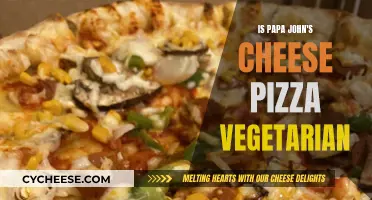 Papa John's Cheese Pizza: A Vegetarian's Delight or a Cheesy Misstep?