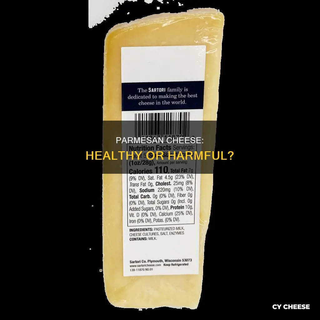 is parmesan cheese bad for you