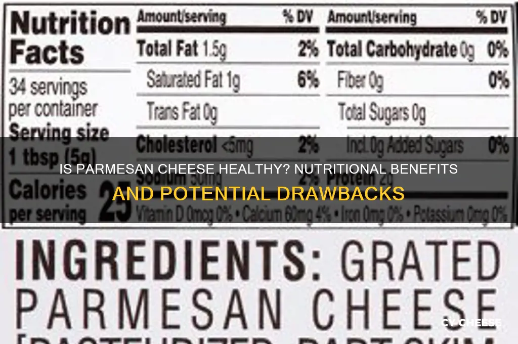 is parmesan cheese good for you