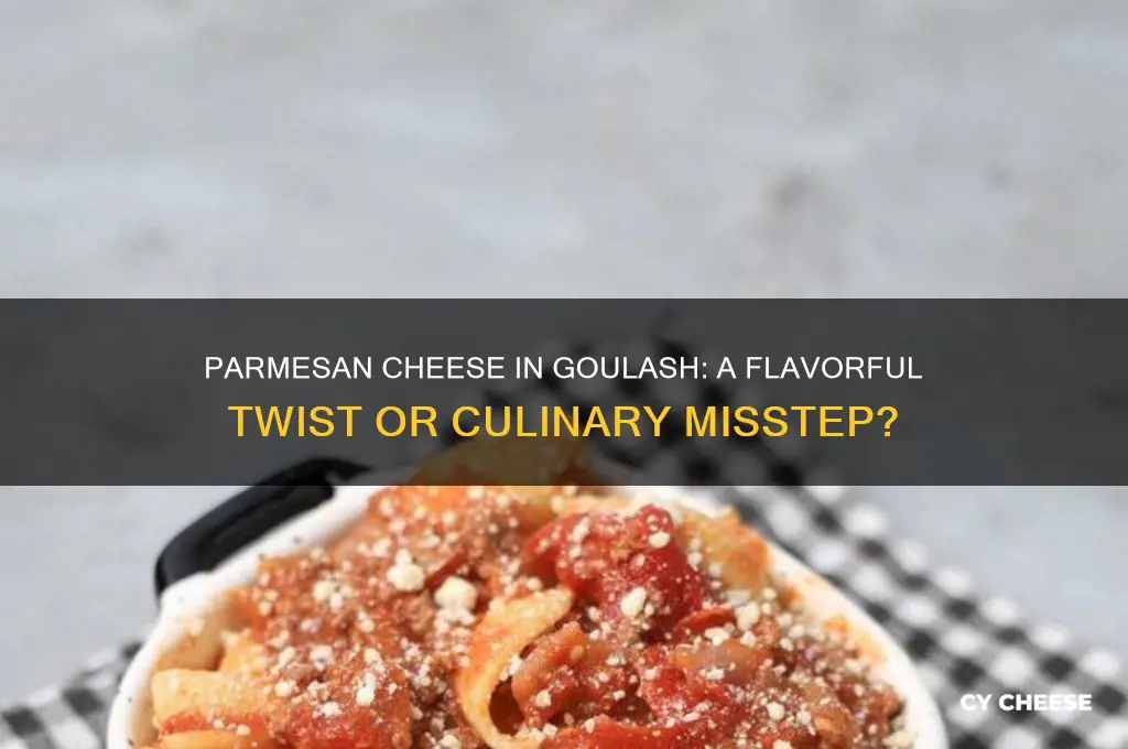 is parmesan cheese good in goulash