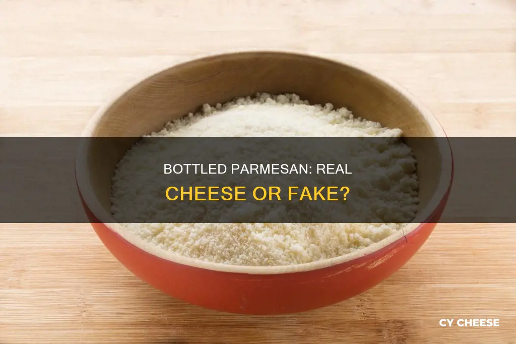 is parmesan cheese in a bottle real