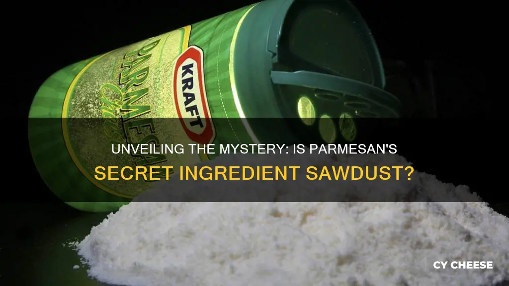 is parmesan cheese made out of sawdust