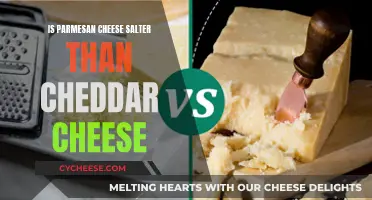 Which is Saltier? Parmesan vs Cheddar Cheese