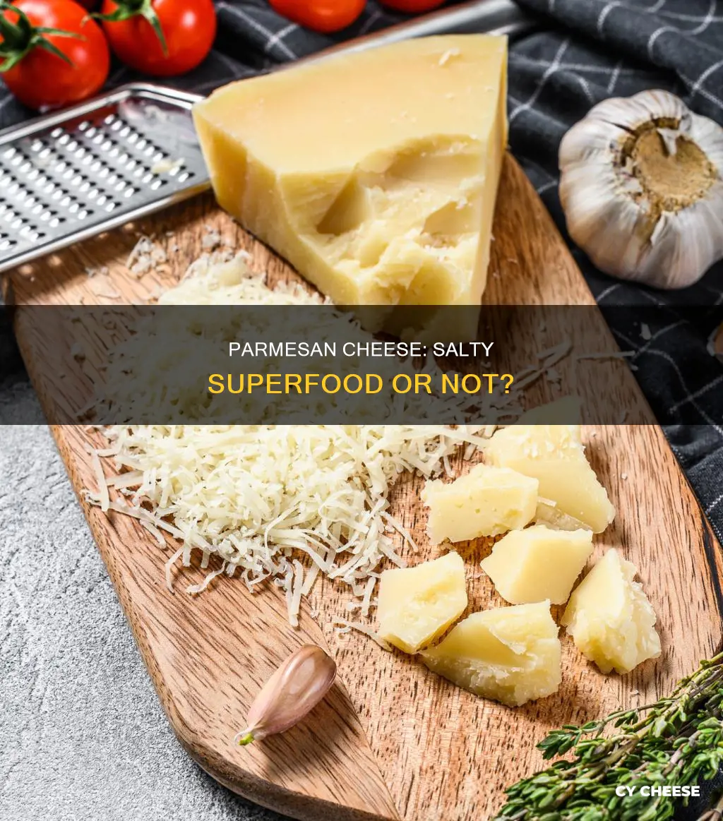 is parmesan cheese very salty