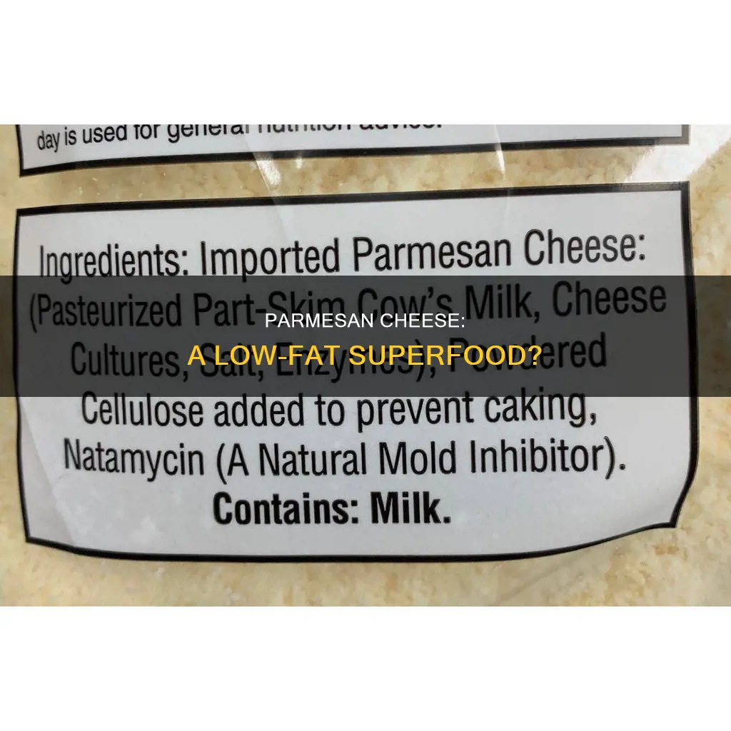 is parmesean a low fat cheese