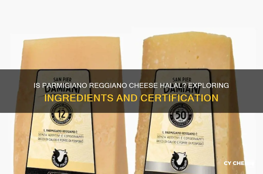 is parmigiano reggiano cheese halal