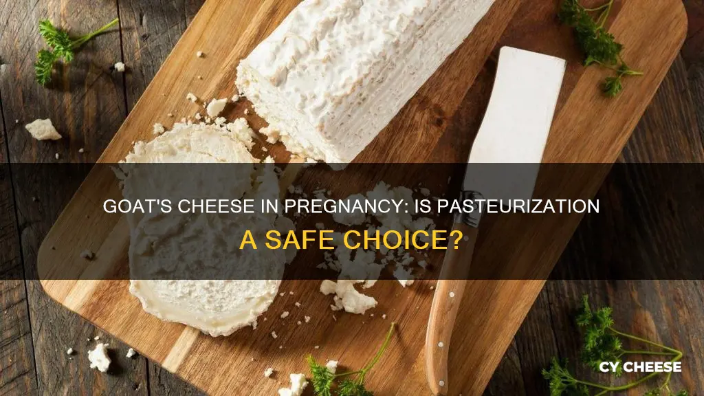 is pasteurised goats cheese ok in pregnancy