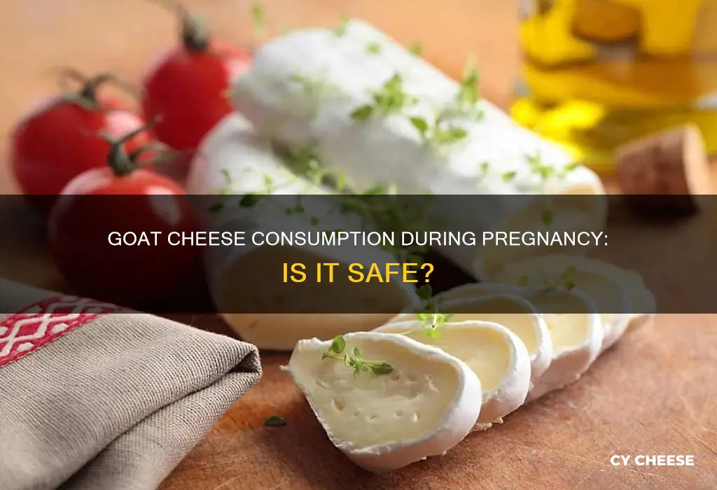 is pasteurised goats cheese ok in pregnancy