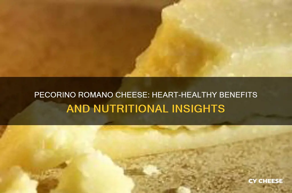is pecorino romano cheese good for heart health