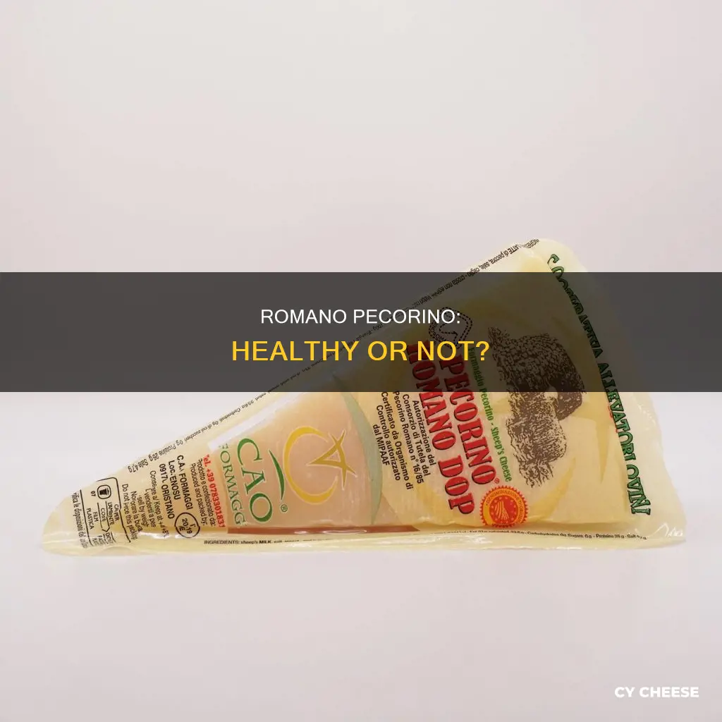 is pecorino romano cheese healthy