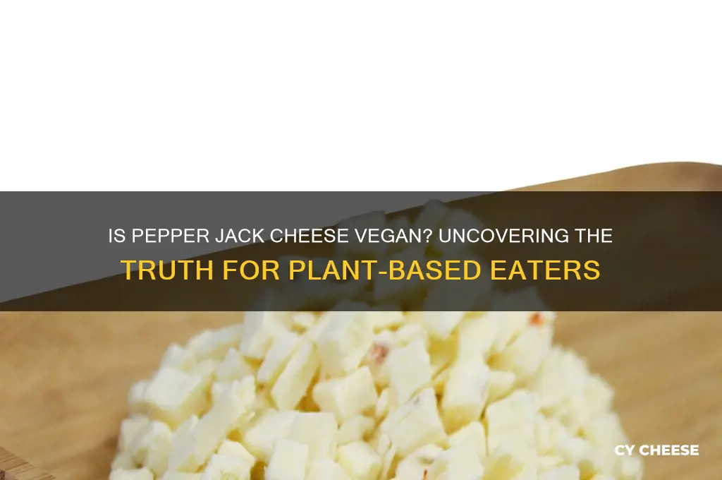 is pepper jack cheese vegan