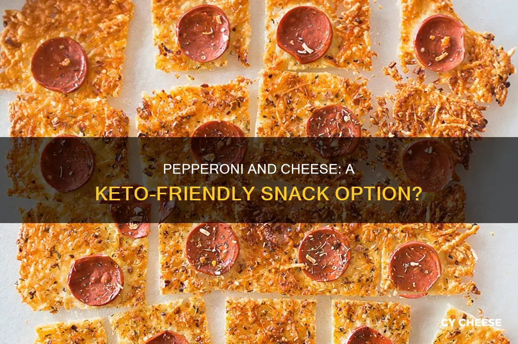 is pepperoni and cheese a good keto snack