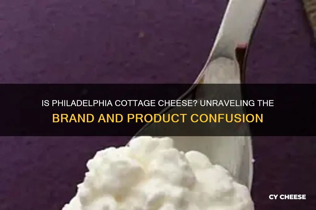 is philadelphia cottage cheese