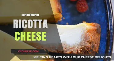Is Philadelphia Ricotta Cheese? Unraveling the Creamy Confusion