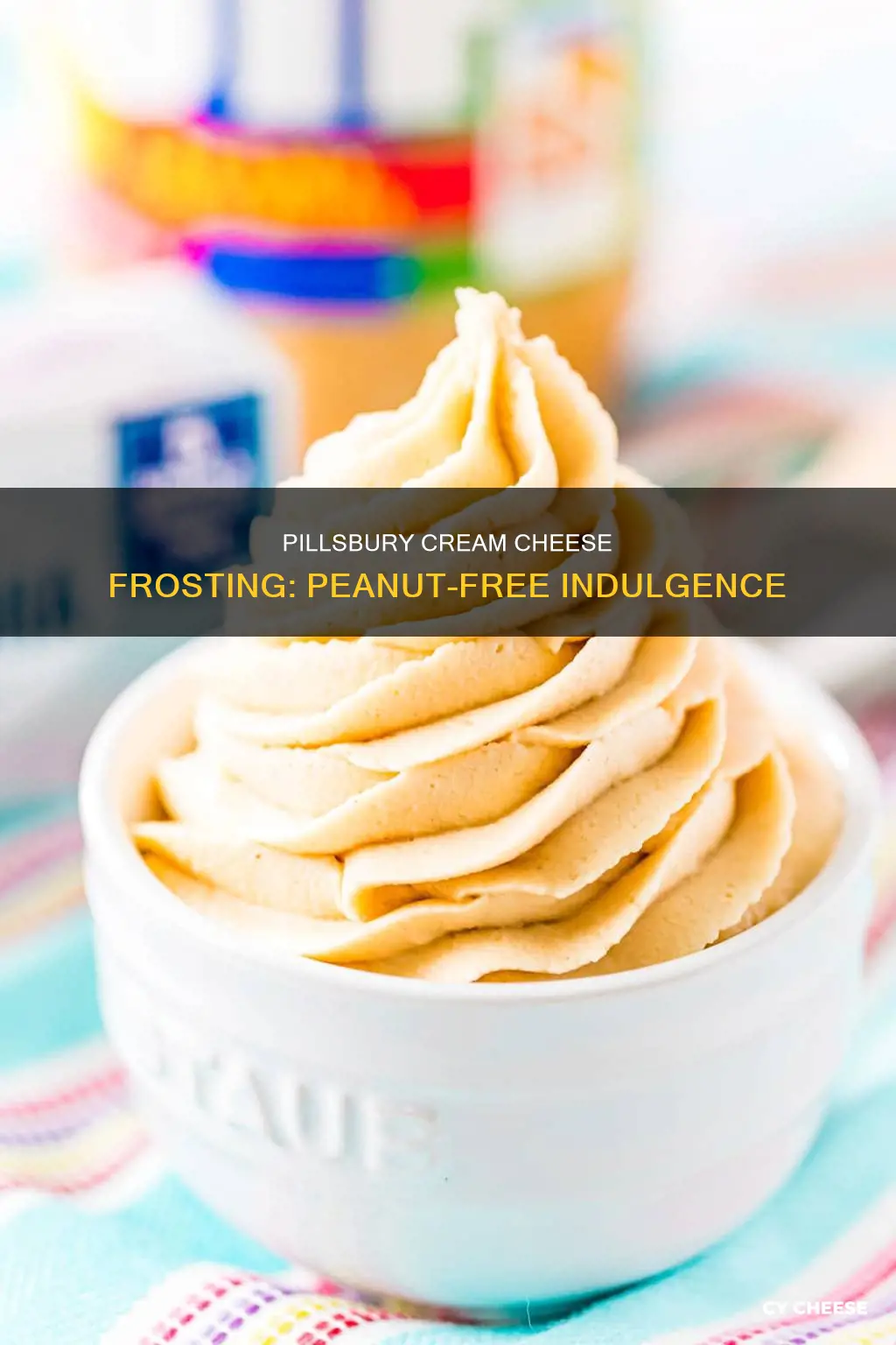 is pillsbury cteam cheese frosting peanut free