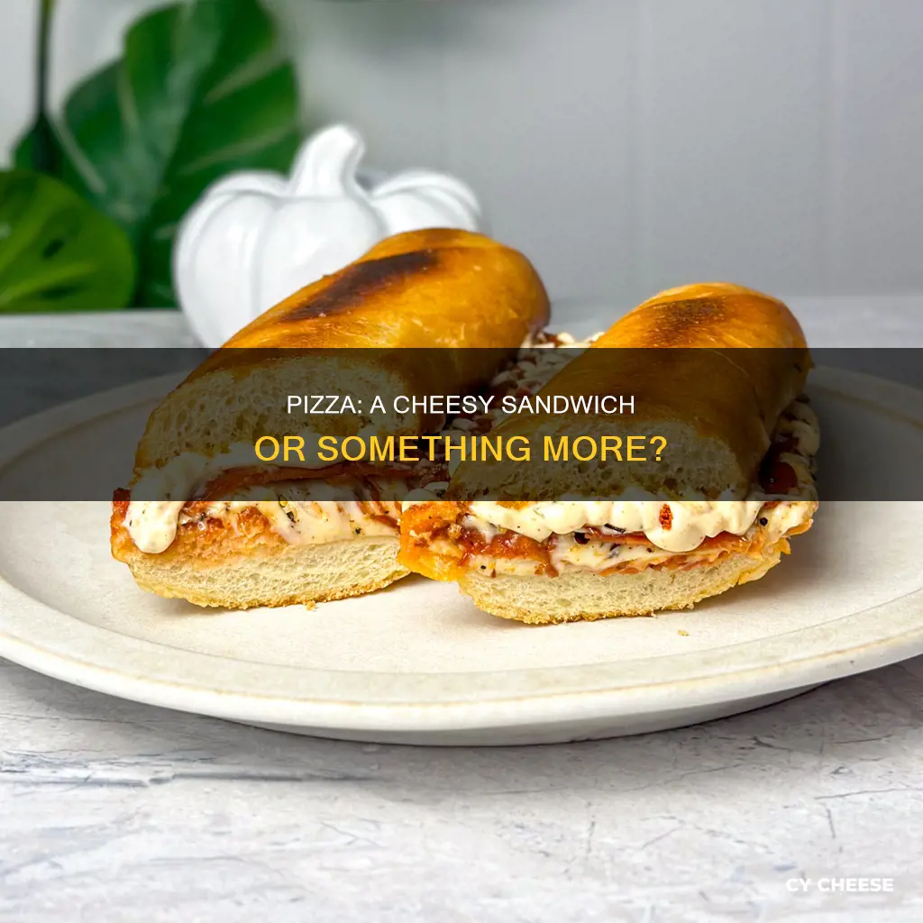 is pizza a cheese sandwich