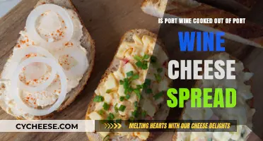 Port Wine Cheese Spread: Does Cooking Remove Alcohol?