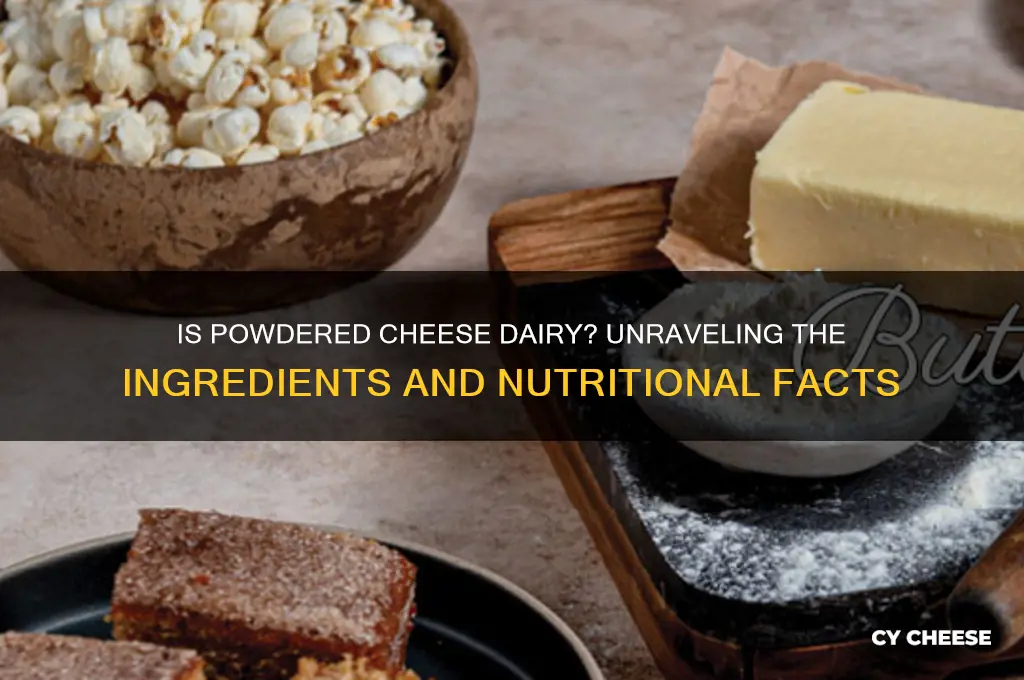 is powdered cheese dairy