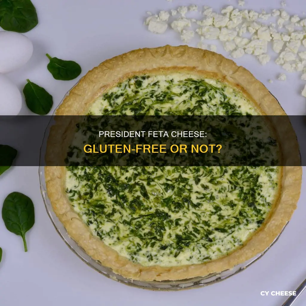 is president feta cheese gluten free