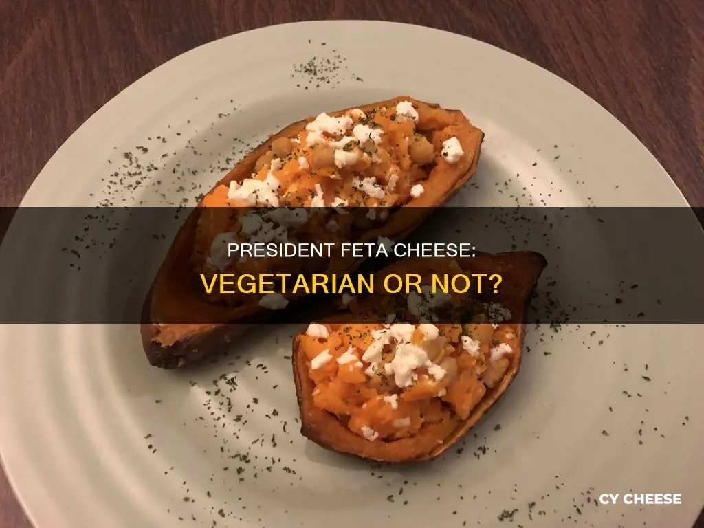 is president feta cheese vegetarian