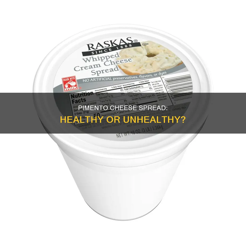 is price pimento cheese spread bad for you