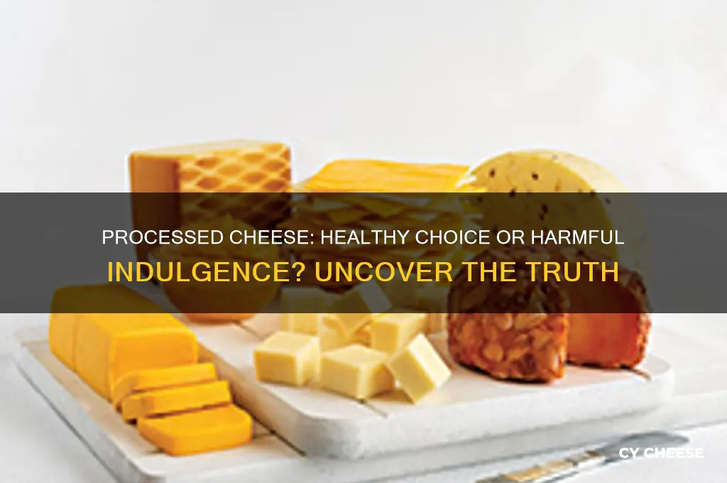is processed cheese good for health