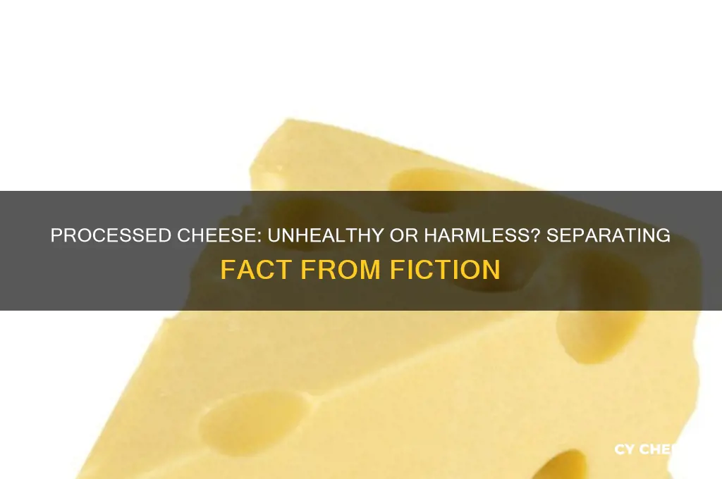 is processed cheese unhealthy