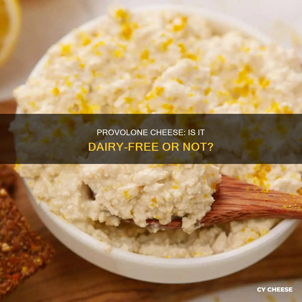 is provolone cheese dairy free