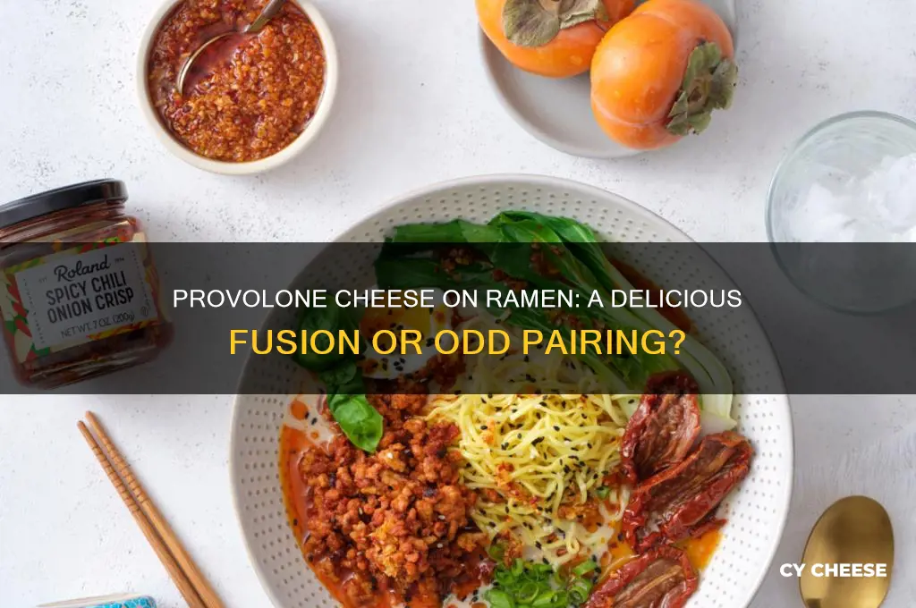 is provolone cheese good on ramen