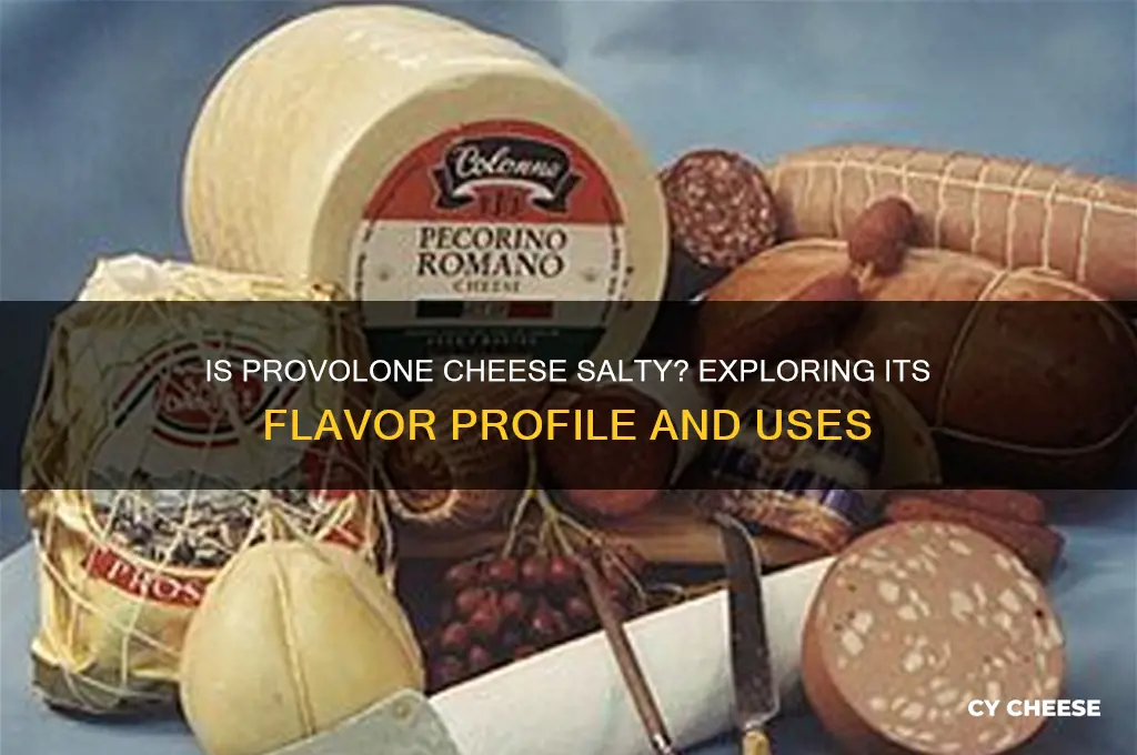 is provolone cheese salty