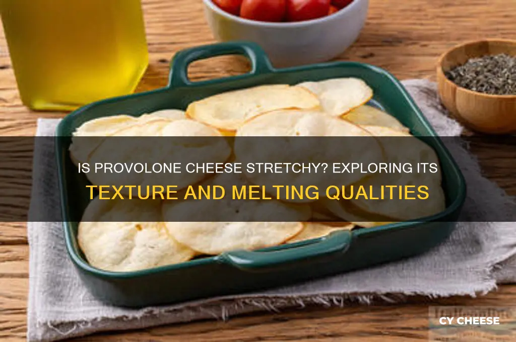 is provolone cheese stretchy