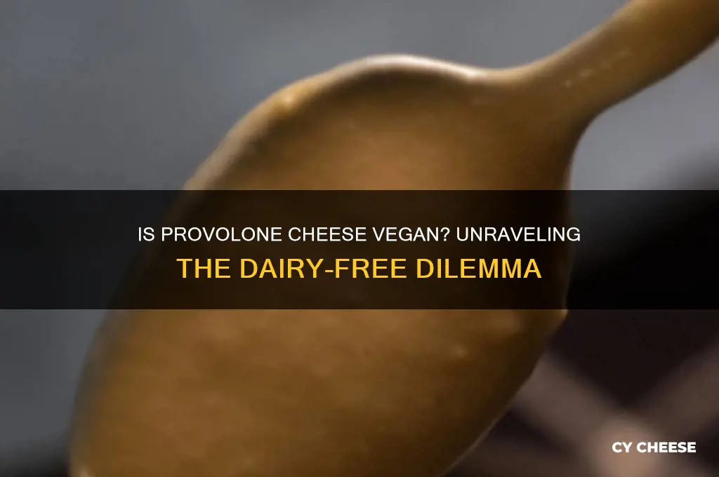 is provolone cheese vegan