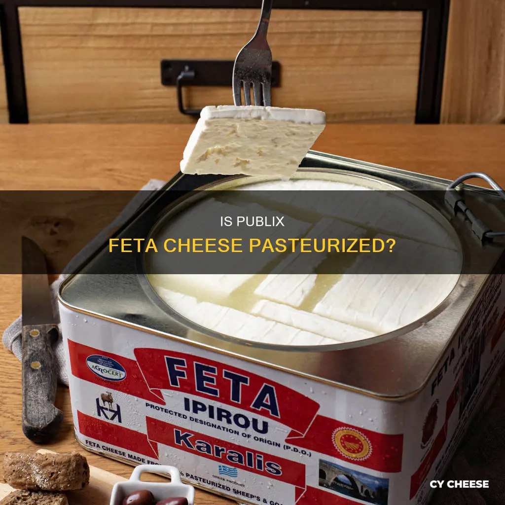 is publix feta cheese pasteurized