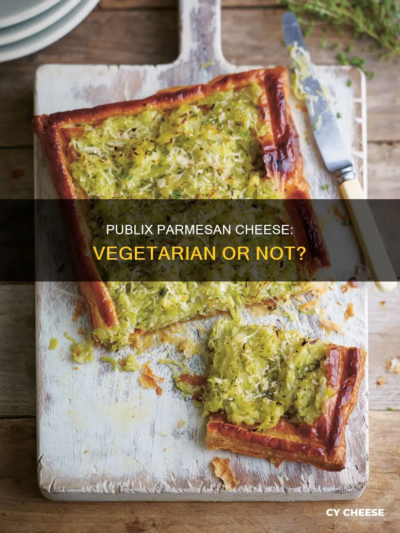 is publix parmesan cheese vegetarian